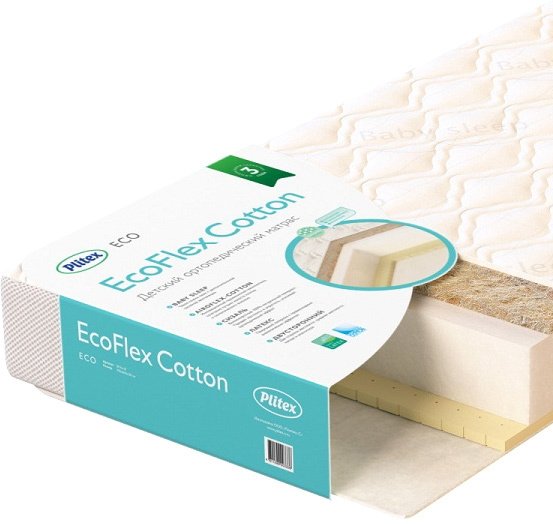 

Матрас Плитекс EcoFlex Cotton 60x119 (ЭКХк-01)