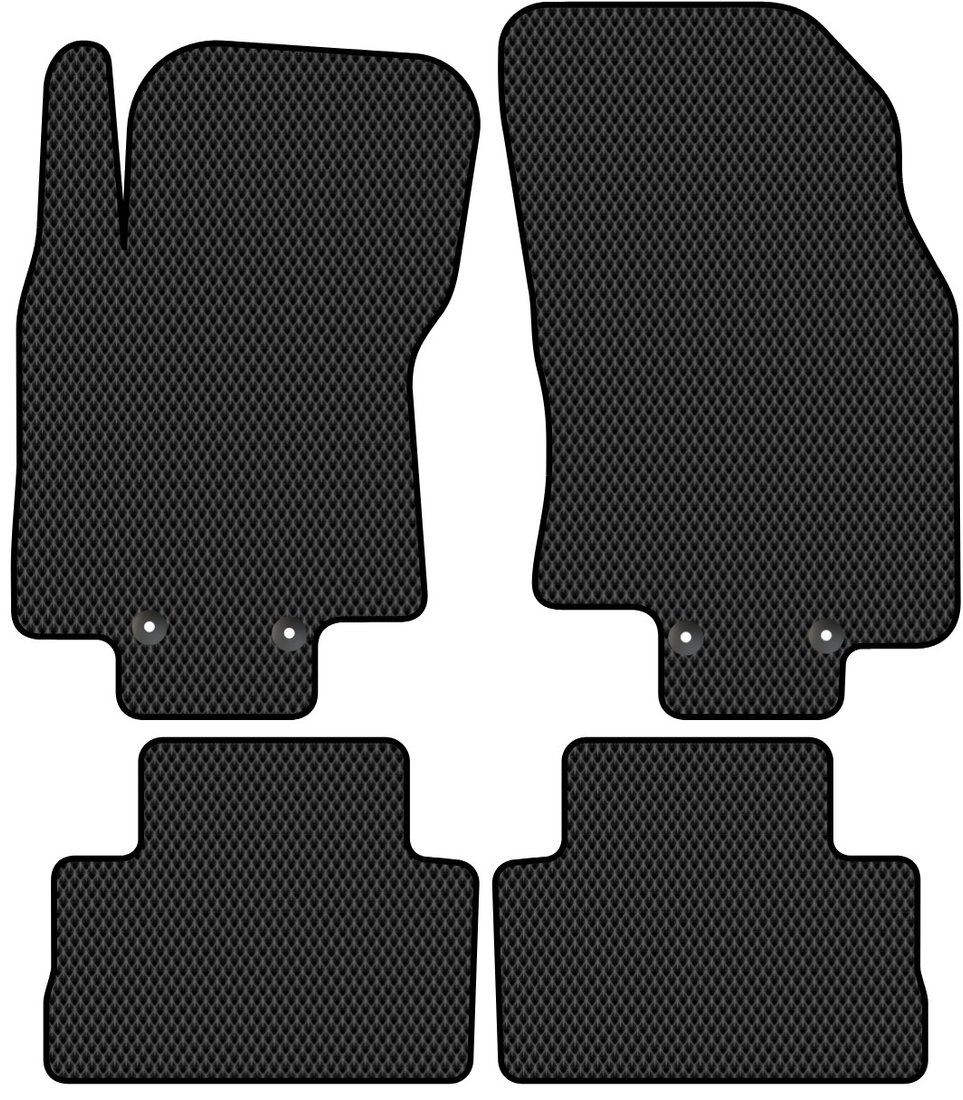 

Комплект ковриков для авто Alicosta Nissan Qashqai II (suv / J11 Россия) 2016 - Н.В. (черный, ромб)