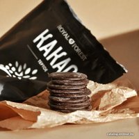 Какао тертое Royal Forest в плитках в пакете 200 г (черный)