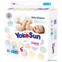 Подгузники YokoSun На липучках S до 6 кг (82 шт)