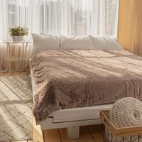 Плед Casa Conforte Nordika 039 200x220 6152083 (коричневый)