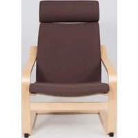 Интерьерное кресло AksHome Relax (ткань, коричневый 10858-15)