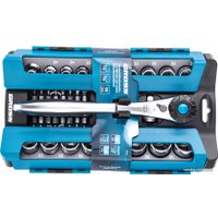 Набор трещотка с головками и битами GROSS 14145 (36 предметов)