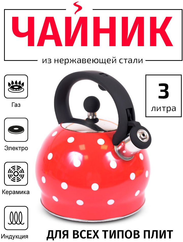 

Чайник со свистком TimA WTK241C