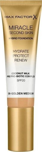Тональный крем Max Factor Miracle Second Skin Hybrid Foundation SPF20 (тон 06) 30 мл