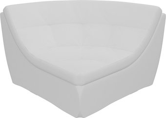 Лига диванов Холидей люкс 105698 (экокожа, белый)