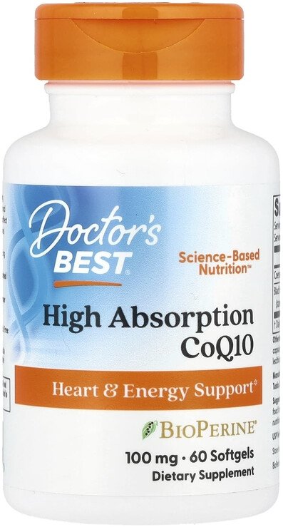 БАД Doctors Best CoQ10 (60 гелевых капсул)