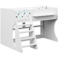 Кровать-чердак Можга Капризун 2 Р436 (белый)