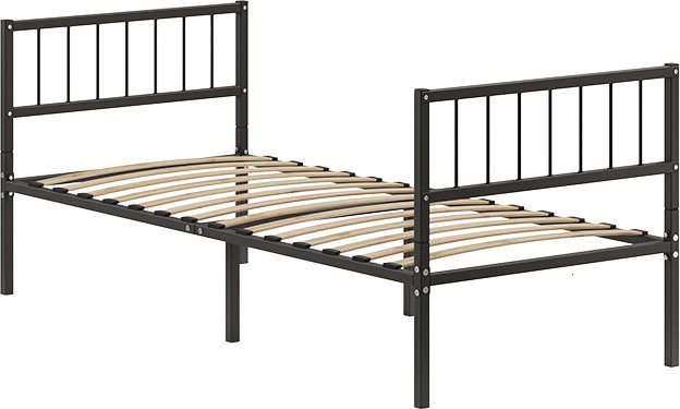 

Кровать Домаклево Металика В3+В3 90x190 (черный)