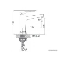 Смеситель Ledeme L1078B