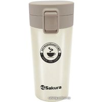 Термокружка Sakura TM-01-380WG 380л (молочный)