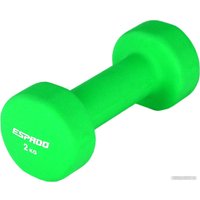 Гантель Espado ES1115 2 кг (зеленый)