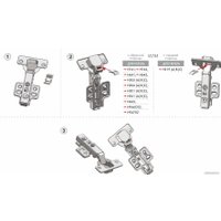 Ограничитель угла открывания петель Boyard LIMIT H87 в Бресте