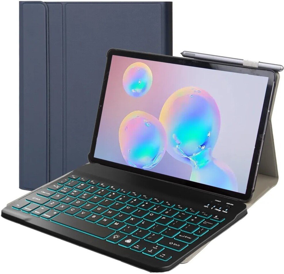 

Чехол для планшета LSS Nova-10 with Keyboard для Samsung Galaxy Tab S7 11.0 (темно-синий)