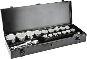 Набор трещотка с головками TOPEX 38D296 (20 предметов)