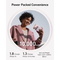 Внешний аккумулятор Anker MagGo Power Bank A1654 10000mAh (розовый)