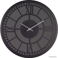 Настенные часы Рубин Классика 3230-004 (черный/зеркало)