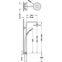 Душевая система  Tres Base plus 21639502NM