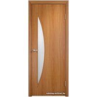 Межкомнатная дверь Юркас С6 ДО(Ю) 70 см (миланский орех/мателюкс матовое)