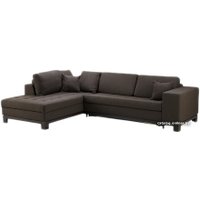 Угловой диван Ikea Ногерсунд угловой левый толлэби темно-коричневый