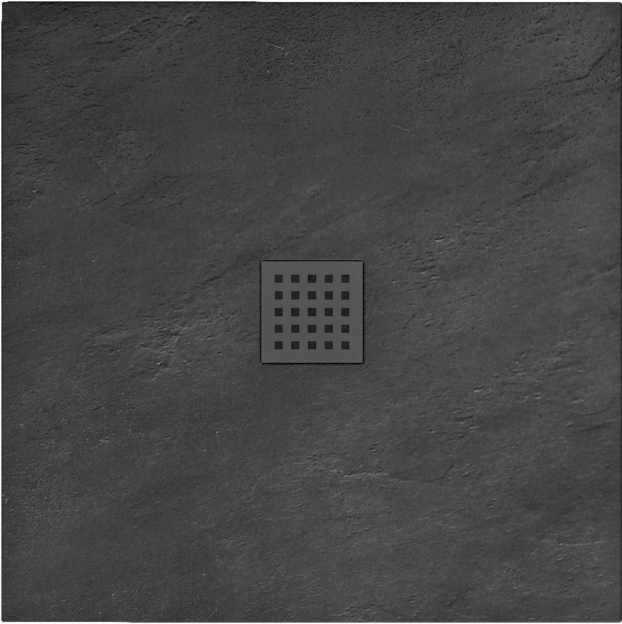 

Душевой поддон Rea Rock 90x90 (черный)