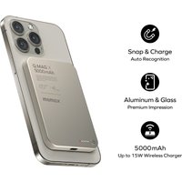 Внешний аккумулятор Momax Q.Mag X Magnetic IP116A 5000mAh (титановый)