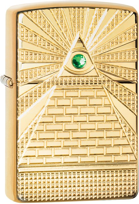 

Зажигалка Zippo Armor High Polish Brass Eye of Providence Design 49060