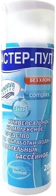 

Химия для бассейна Маркопул Кемиклс Мастер-Пул 4 в 1 0.2 л