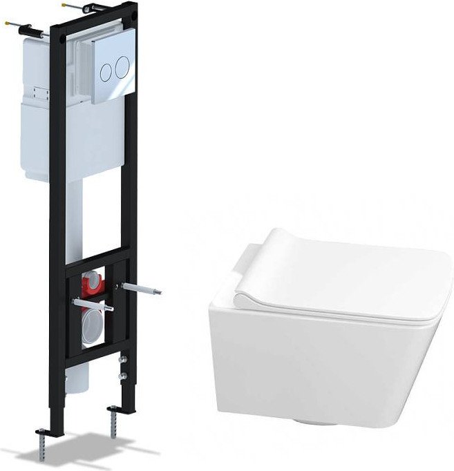 Унитаз подвесной Керамин Тобаго R МЛ Slim + Ани Пласт WCP1310