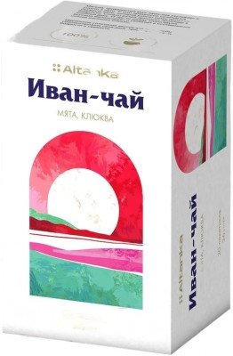 Травяной чай Altanka Иван-чай, мята, клюква 20 шт