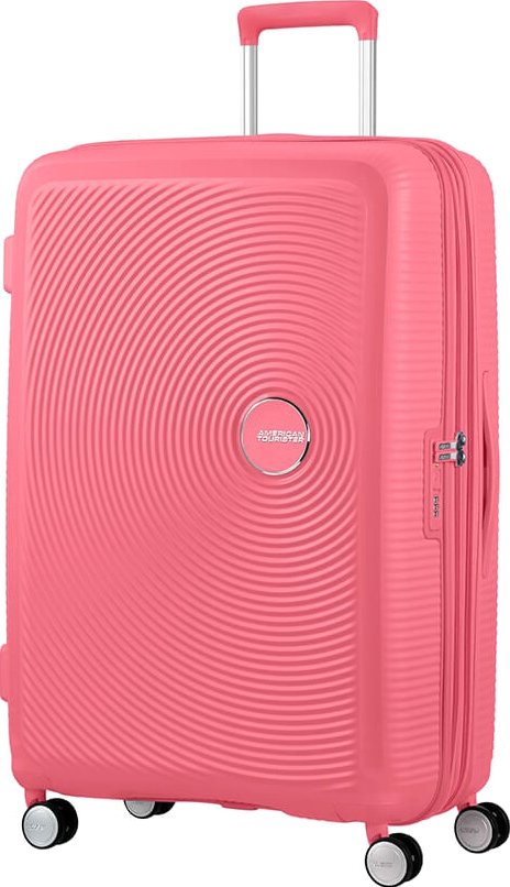 

Чемодан-спиннер American Tourister SoundBox Sun Kissed Coral 77 см