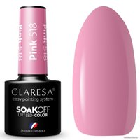 Гель-лак Claresa Hybrid Pink 518 5 мл