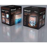 Электрический чайник Weissgauff WK 1700 EcoGlass Graphite в Гомеле