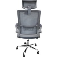 Офисное кресло SitUp Vista Grey chrome (сетка Grey/Grey)