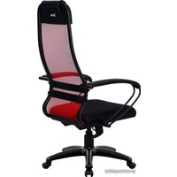 Офисное кресло Metta SU-1-BP Комплект 11, Pl тр/сечен (резиновые ролики, красный)