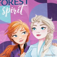 Полотенце Disney Эльза и Анна. Холодное сердце 5033954 (фиолетовый)