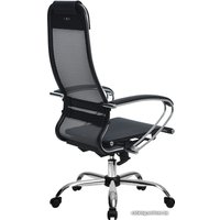 Офисное кресло Metta SU-1-BK Комплект 4, Ch ов/сечен (резиновые ролики, серый)
