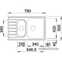 Кухонная мойка Blanco LIVIT 6 S Compact [515794]