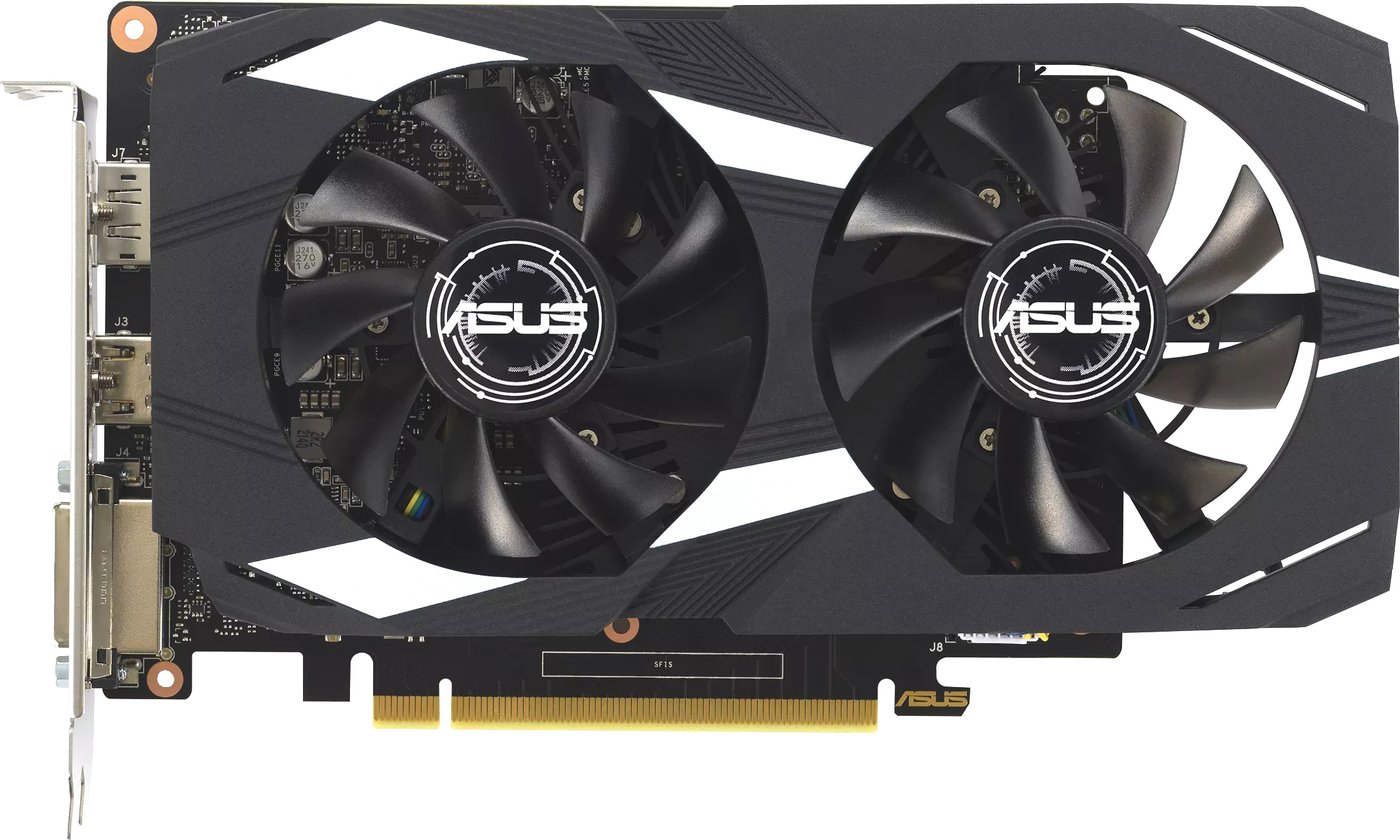 

Видеокарта ASUS Dual GeForce GTX 1630 OC Edition 4GB GDDR6 DUAL-GTX1630-O4G