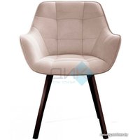 Стул с подлокотниками DikLine 252 (черный/велюр В, бежевый)