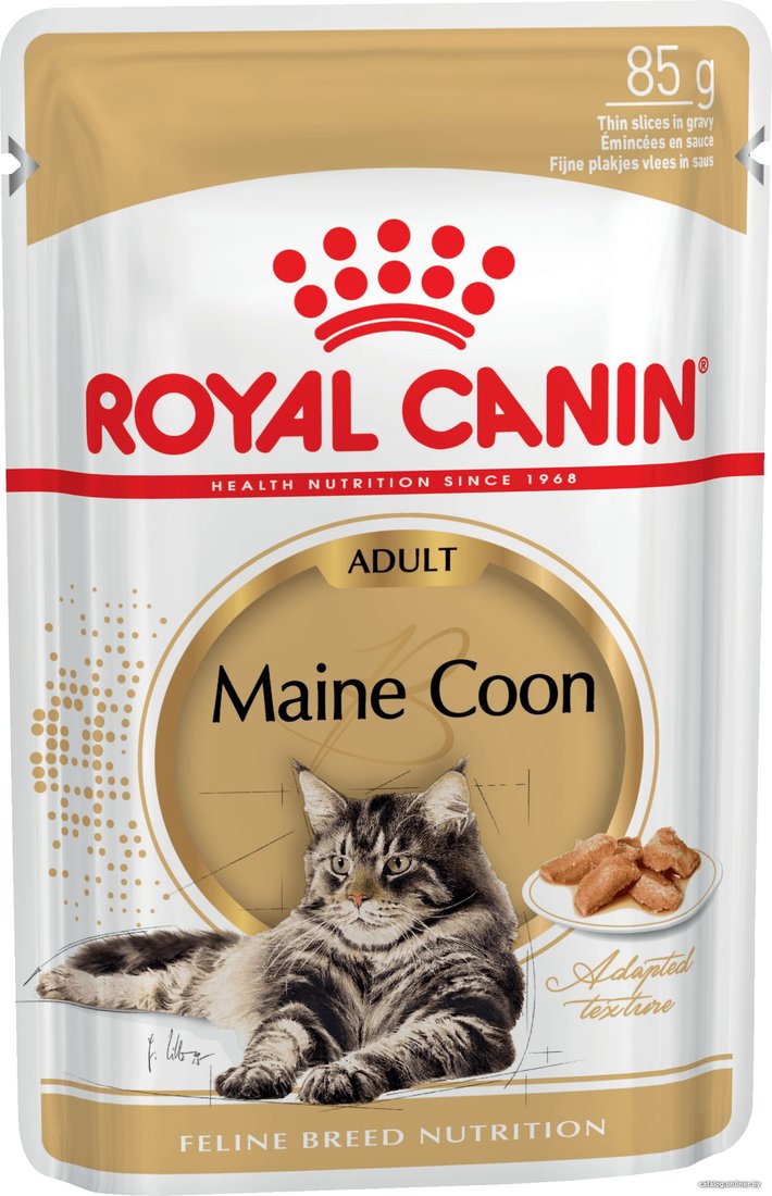 Пресервы Royal Canin Maine Coon Adult (Мейн Кун) в соусе 85 г