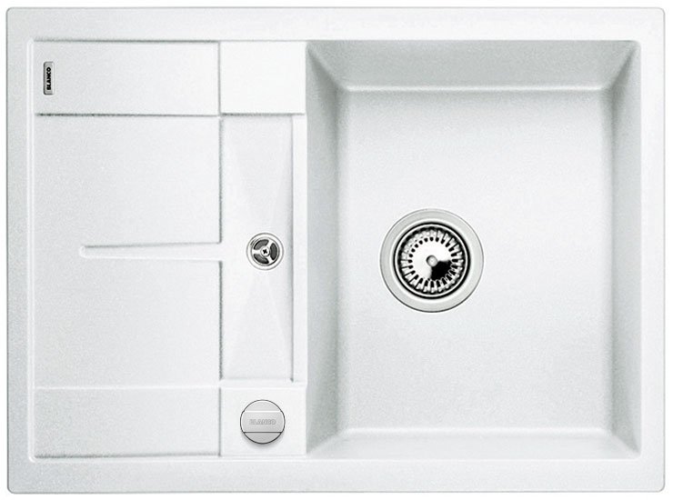 

Кухонная мойка Blanco Metra 45 S Compact 527102 (мягкий белый)