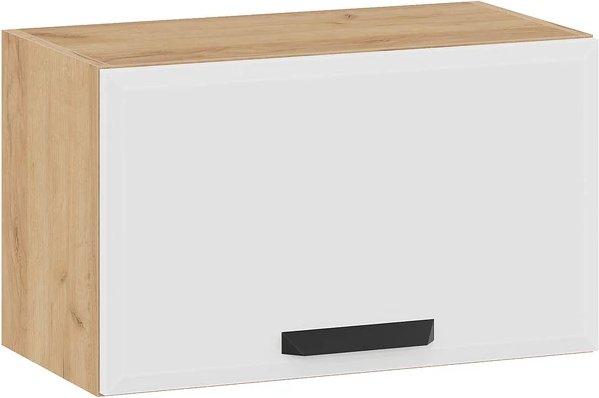 

Шкаф навесной Трия Тиана 1ВВ6Г с одной откидной дверью (дуб крафт золотой/белый супермат)