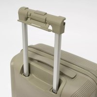 Чемодан-спиннер Francesco Molinary 344-8038/2-20GGN (серый/зеленый)