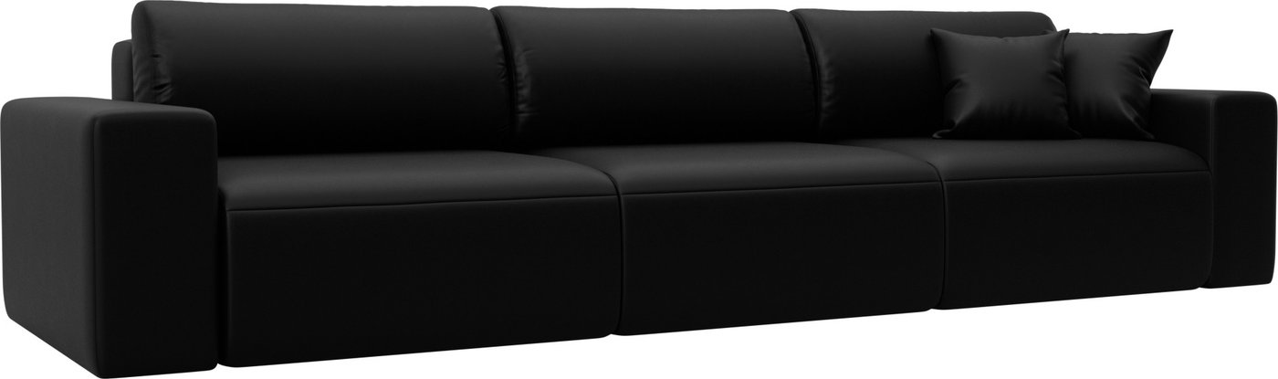 

Диван Лига диванов Лига-036 НПБ Классик Лонг 127672 (экокожа Grifon 18 черный)