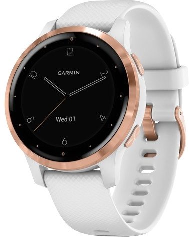

Умные часы Garmin Vivoactive 4s (белый/золотистый)