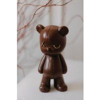 Статуэтка К.РАМА Мишка кожаный Kaws & Bearbrick (коричневый)