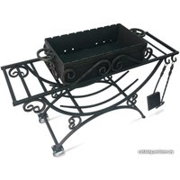 Мангал для дачи СтальСнабДизайн МК-4 Лодочка-3