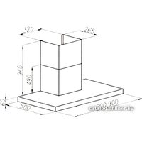Кухонная вытяжка Ciarko Quatro White 60