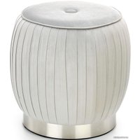 Пуфик Halmar Aladin (светло-серый/серебристый)